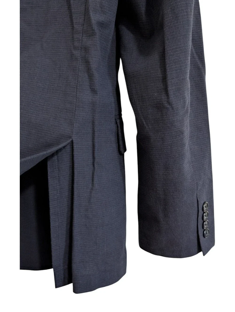 J.Crew Ludlow Blazer 40R Navy Cotton Linen Somelos Woven in Portugal